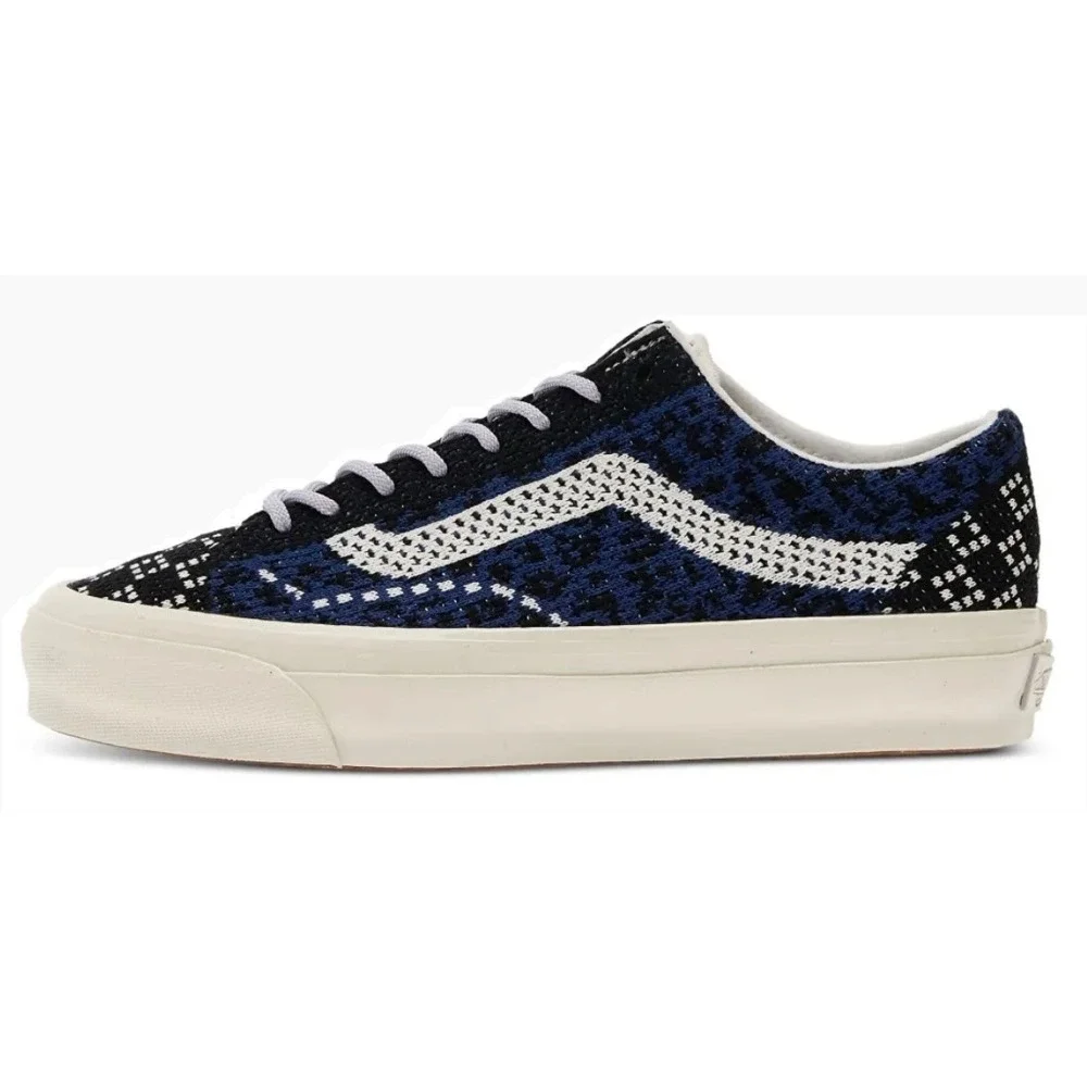 Vans Premium Old Skool 36 EK Knit Cheetah Navy Blue Sneakers Men's 9.5 NWT